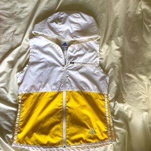 Small Vintage 90s yellow Adidas Vest